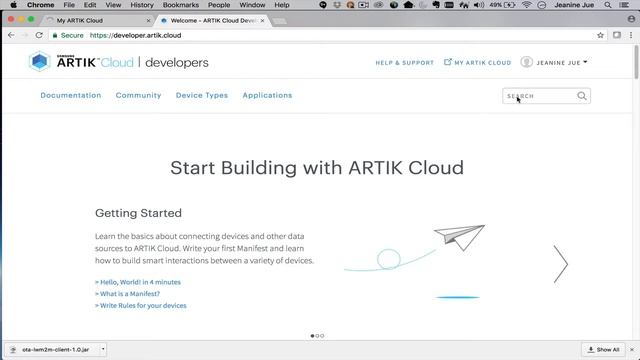 ARTIK Cloud Accounts Log in and Forget password смотреть онлайн