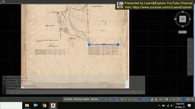 How to DIGITIZE a Scanned Village Map in AutoCAD | Raster to Vector смотреть онлайн