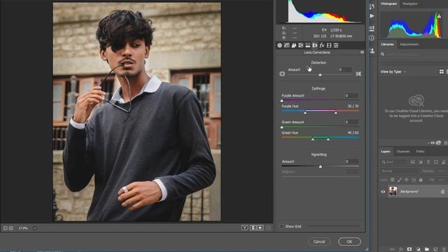 How to make a Cinematic gradient Using Camera Raw filter | Photoshop смотреть онлайн