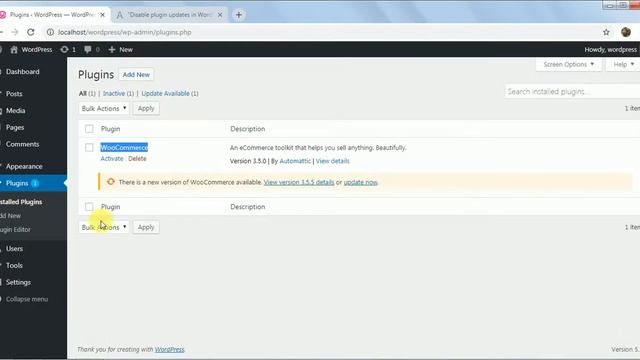 Disable plugin updates in WordPress with hook смотреть онлайн
