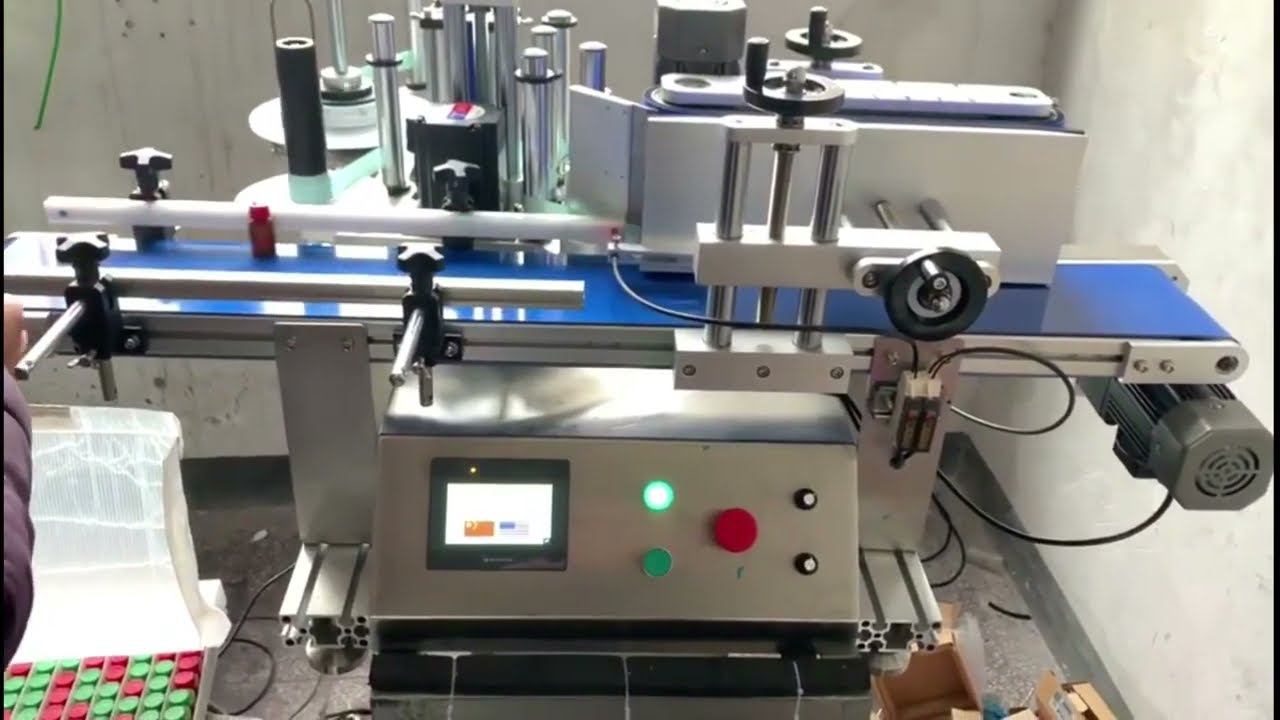 Автоматический этикетировщик (аппликатор) МТА-150 для круглых бутылок смотреть онлайн