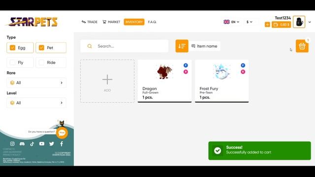 How to buy pets on StarPets.GG (By PC) смотреть онлайн