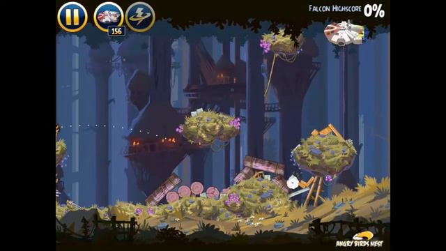 Angry Birds Star Wars 5-26 Moon of Endor Millennium Falcon Gold Medal смотреть онлайн