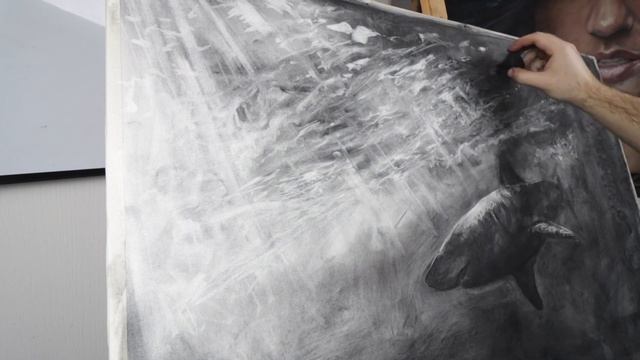 How I draw with Charcoal | How to create that Abstract Splash effect with Charcoal! смотреть онлайн