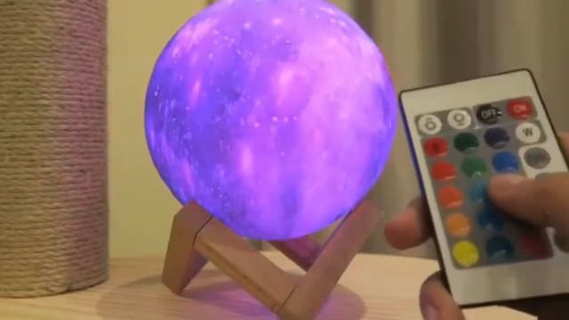 Светильник ночник — 3D Galactic Lamp смотреть онлайн