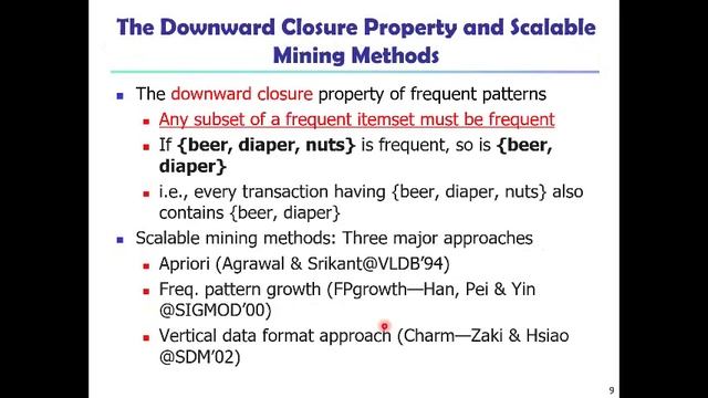 APriori Algorithm for Frequent Pattern Mining - Data Mining Lecture смотреть онлайн