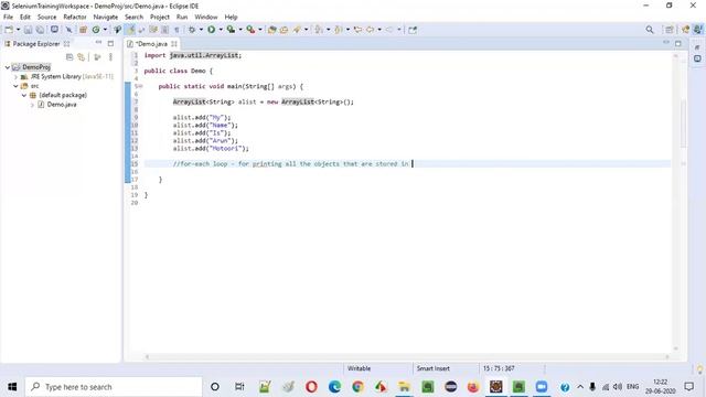 Java Interview Questions #74 - Program to print Objects stored in ArrayList using for-each loop? смотреть онлайн