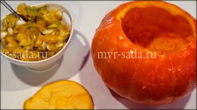 Украшение из тыквы на Хэллоуин смотреть онлайн