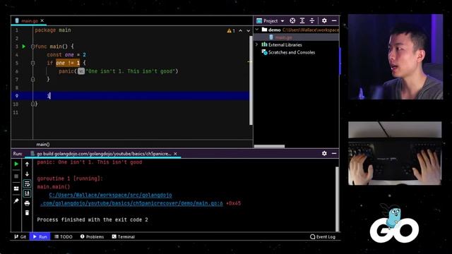 Golang "Exception Handling" - ULTIMATE Golang Basics Tutorial смотреть онлайн