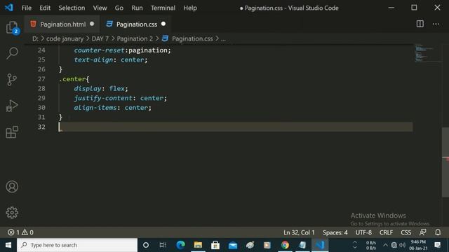 Simple Pagination UI Design Using HTML & CSS смотреть онлайн
