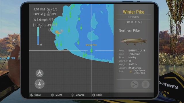 Fishing Planet Northern Pike Emerald Lake New York смотреть онлайн