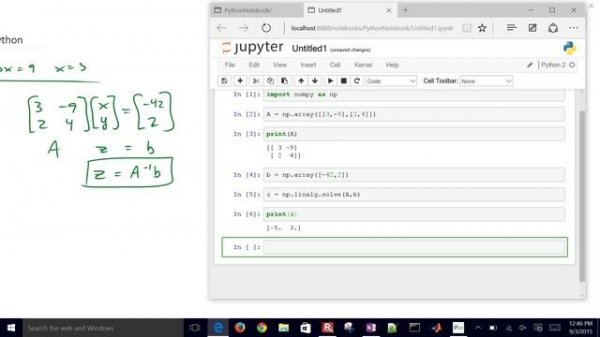 Solve Linear Equations with Python
