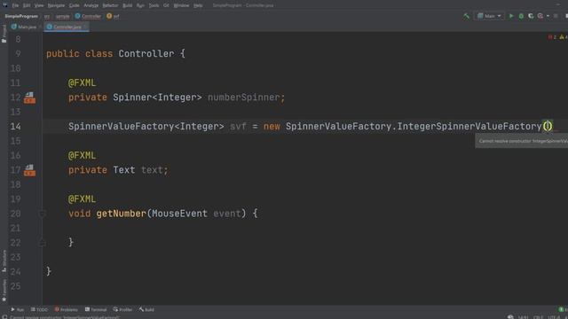 JavaFX and Scene Builder Beginner Course - IntelliJ #9: Spinner смотреть онлайн