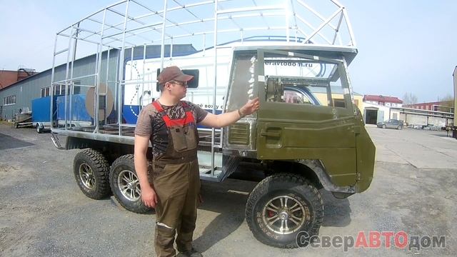 Автодом вездеход 6х6 Pinzgauer 712 #3. Сургут Северавтодом. смотреть онлайн