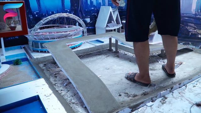 Building Miniature Future Model City From Concrete