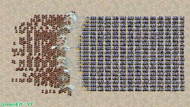 Conscripts vs Chrono Legionnaires - 1k vs 1k - Red Alert 2 смотреть онлайн
