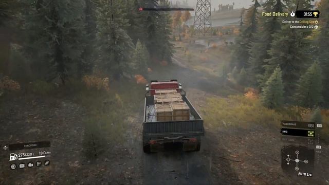 Snowrunner PS4 Lets Play Food Delivery Contest Walkthrough EASY MONEY смотреть онлайн