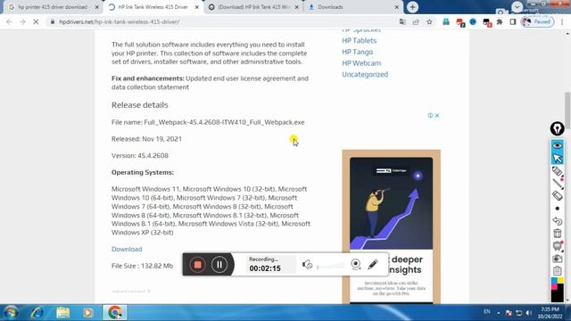 How Hp ink tank wireless 415 Printar Driver free download смотреть онлайн