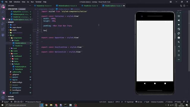Clone interface do Nubank com React Native #1 смотреть онлайн
