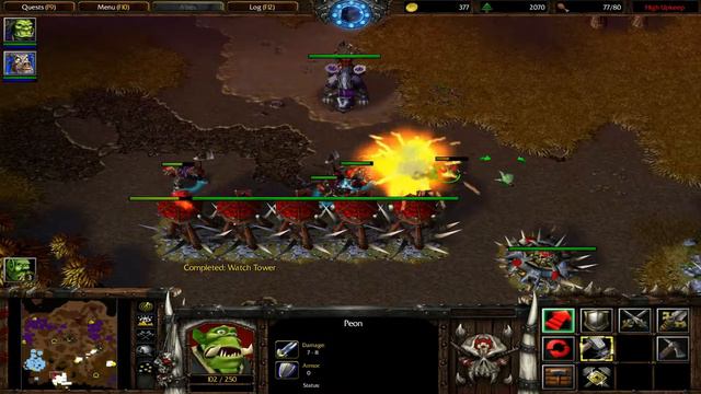 Warcraft 3 Reign of Chaos - Orc - Chapter 8 - By Demons Be Driven (Hard) смотреть онлайн