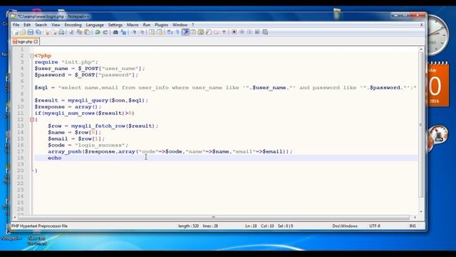 Android Login/Register App using Volley -03- Code and Test Login.php смотреть онлайн