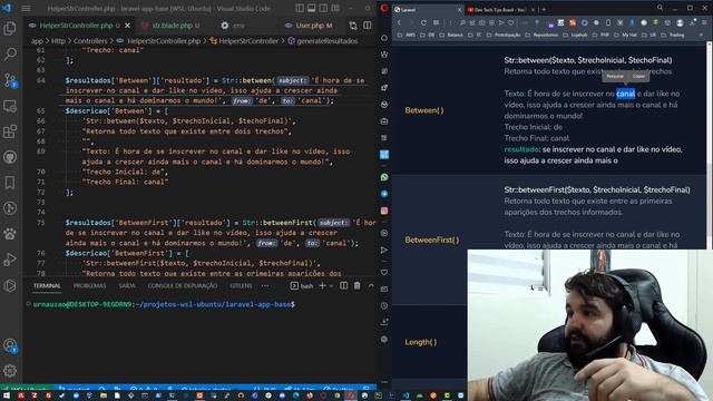 Laravel Str | Como usar o Helper para recortar Strings (textos) com Perfeição | Parte 1 смотреть онлайн