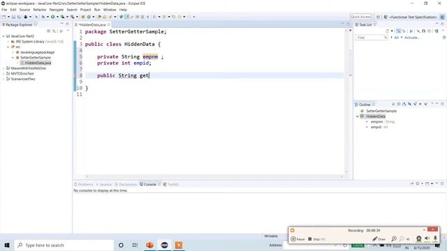 Java Programming Tutorial - 44 - Setter And Getter Method - Java Encapsulation смотреть онлайн