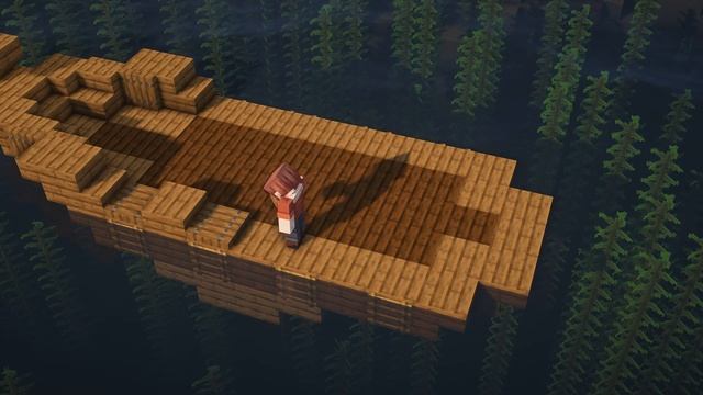 Minecraft | How to build a Fishing Boat [Tutorial] смотреть онлайн