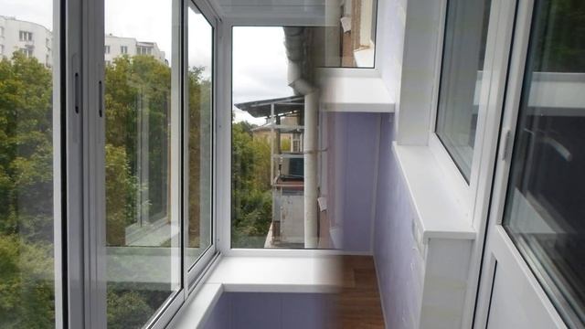 Ремонт балкона.Раздвижная рама,крыша,наружная и внутренняя отделка! смотреть онлайн