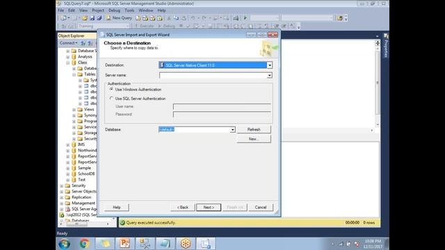 Copy Data from One SQL Server to another смотреть онлайн