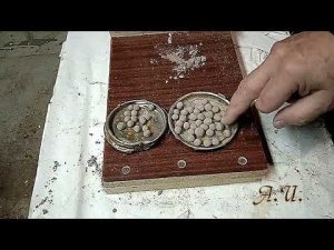Как сделать шарики для стрельбы из рогатки.
