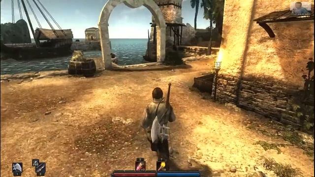 Прохождение игры Risen №30 Харбор Таун Знакомство и Квесты смотреть онлайн