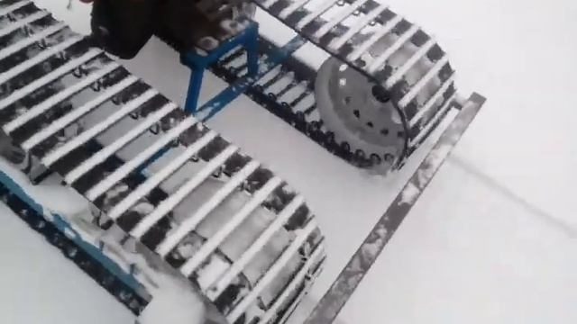 Самодельная гусеница для мотоблока,не большой пробный выезд, смотреть онлайн