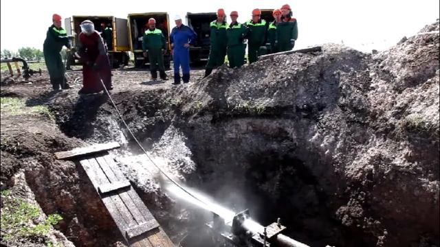 Гидродинамическая очистка промысловых нефтепроводов с помощью насосных установок высокого давления смотреть онлайн