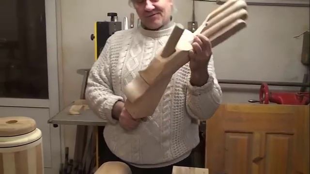 Скульптура из дерева, "Мечта рыбака", часть 1 Sculpture made of wood, "The Dream of a Fisherman" смотреть онлайн