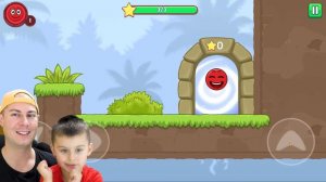 Несносный КРАСНЫЙ ШАР в Затерянном лесу. Серия 2. ИГРА Red Ball 5 на ИГРАЗАВР