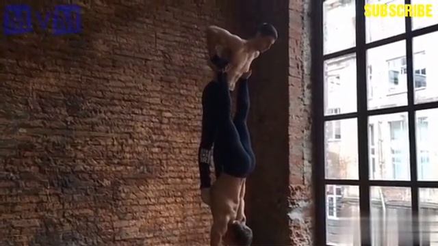 Daniel & Kirill Kalutskikh #best #acrobatic #duo #brothers #RUSSIA #pull-ups #push-ups #dips #yoga