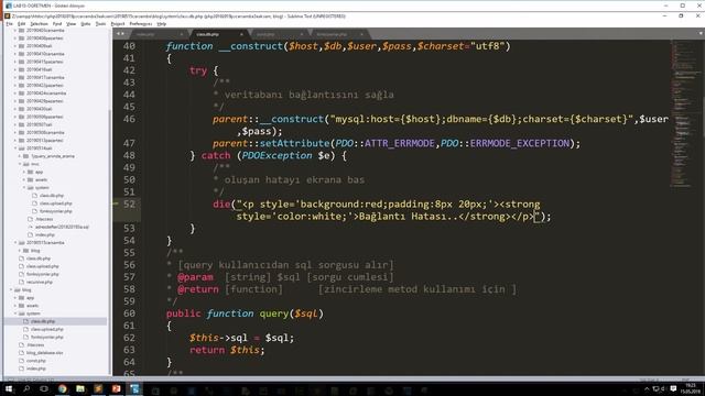 Php veritabanı entegrasyonu смотреть онлайн