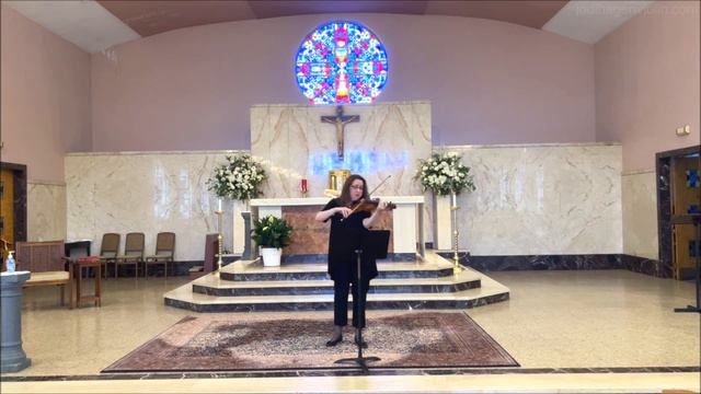 Ave Maria (Schubert) On Solo Violin