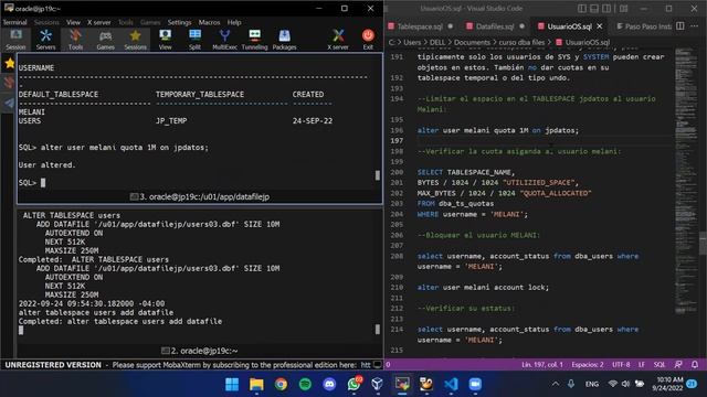 Oracle DBA - Laboratorio EXTERNAL USER - Con Daneee 24-09-2022 смотреть онлайн