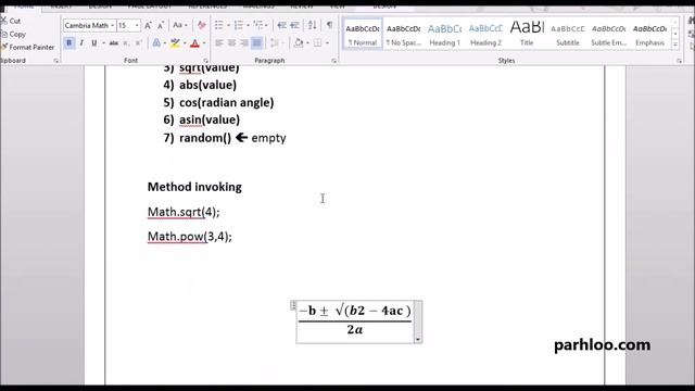 2.5 Maths Class in JAVA and solving Mathematical Equation - Java Tutorial in Urdu/Hindi смотреть онлайн