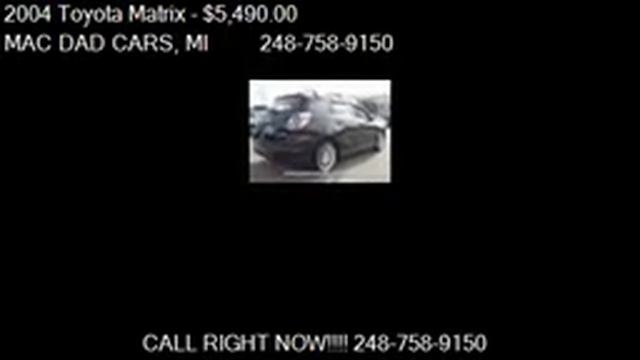 2004 Toyota Matrix WGN XR AUTO (SE) for sale in Pontiac, MI смотреть онлайн