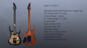 Solar Guitars S1.6 PB 27