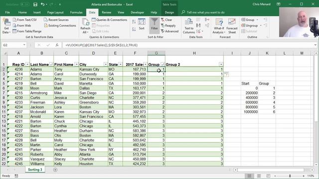 Excel group numbers and IFS and FormulaText functions by Chris Menard смотреть онлайн