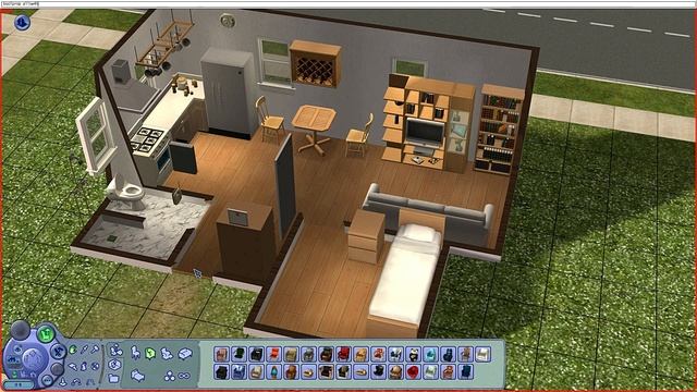 Строительство Симс 2 | Крошечный стартовый домик | The Sims 2 Speed Build | No CC смотреть онлайн
