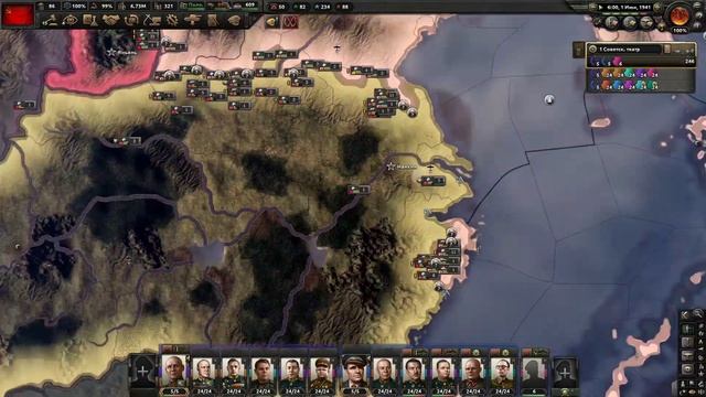 Великая Отечественная война-ПРОХОЖДЕНИЕ ЗА СОВЕТСКИЙ СОЮЗ!!!(Hearts of Iron IV: No Step Back)#3 смотреть онлайн
