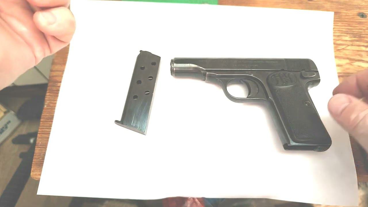 ММГ Браунинг 1910 - бороскопируем ствол