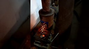 Приставка на отработке к печке «Буржуйка»