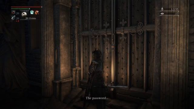 Bloodborne password door in Cathedral Ward to the Forbidden Woods смотреть онлайн