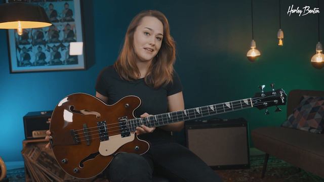 Harley Benton - HB-60 WB - Hollowbody Bass -